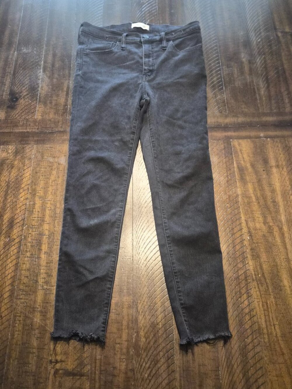 Madewell Roadtripper Skinny Jeans Women’s Size 30 Black Stretch Denim G761